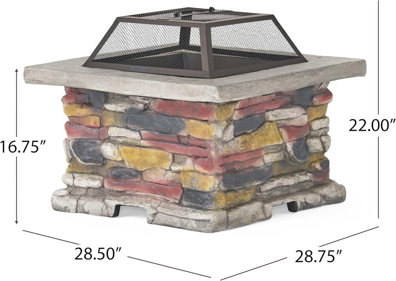 Best Selling Sargent Square Fire Pit