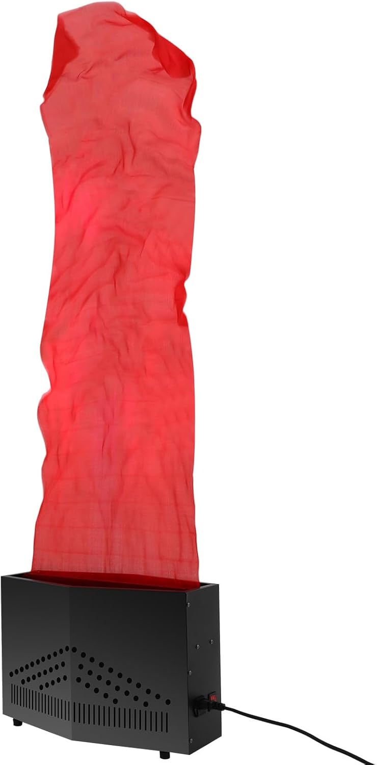 4.92ft Fake Flame Light with 36 LED Light, Red & Blue LED Flame Stage Effect Light Artificial Fake Fire Flame Lamp for Nightclub, Campfire Party, Special Holiday (1.5m/4.92ft, Type 1)