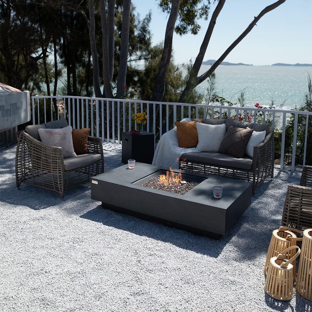 Cannes Concrete Fire Pit 60