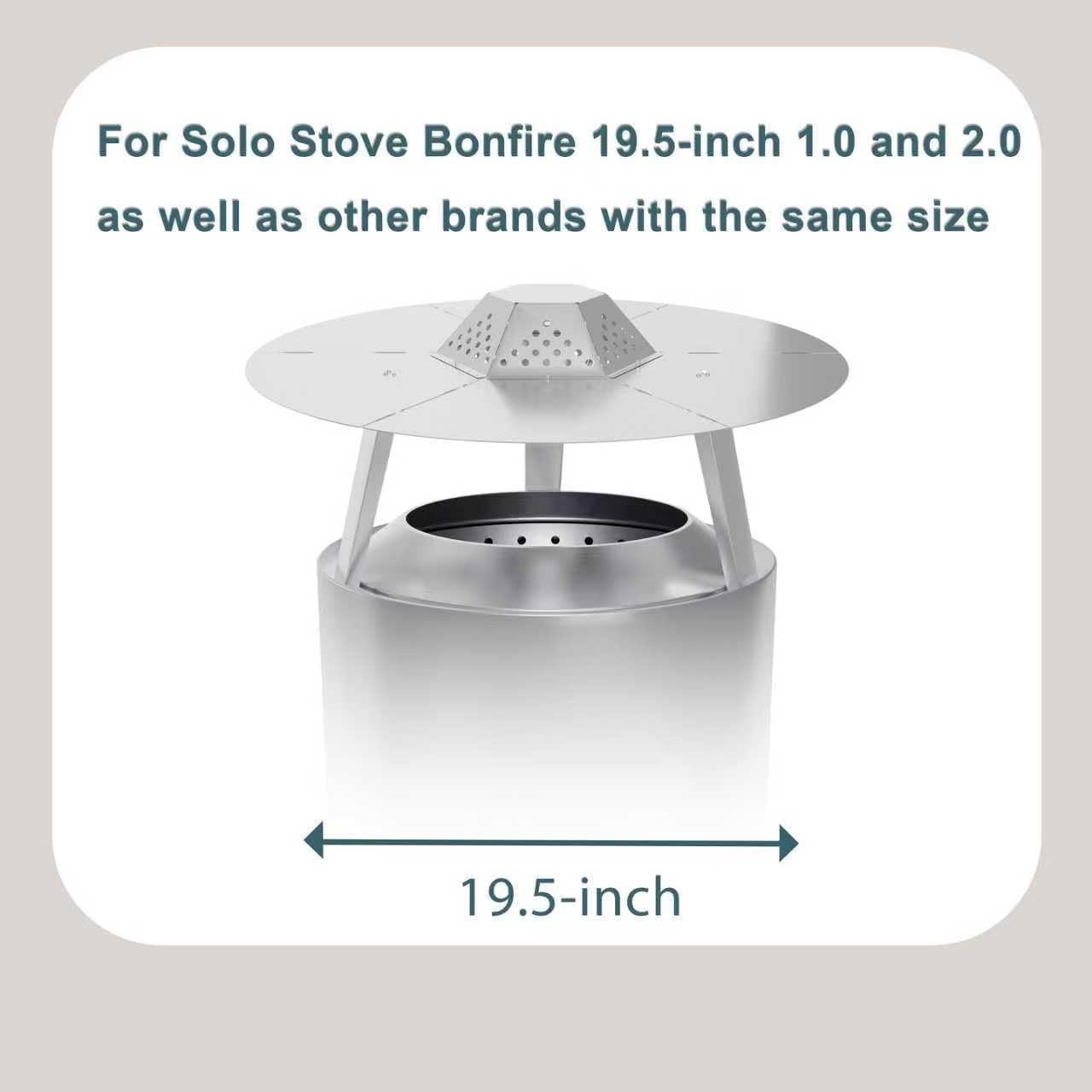 Heat Deflector for Solo Stove Bonfire 19.5