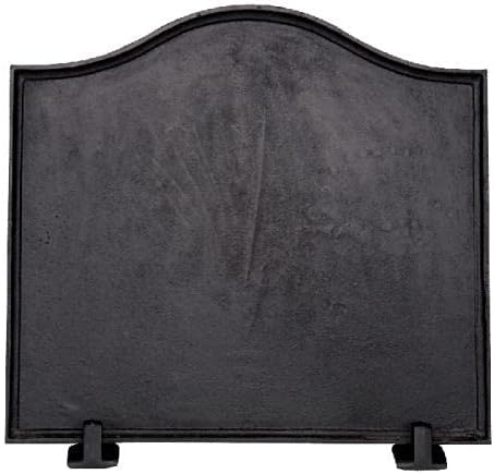 Shop Chimney Black Cast Iron Plain Fireback - 16 x 17.5 inch