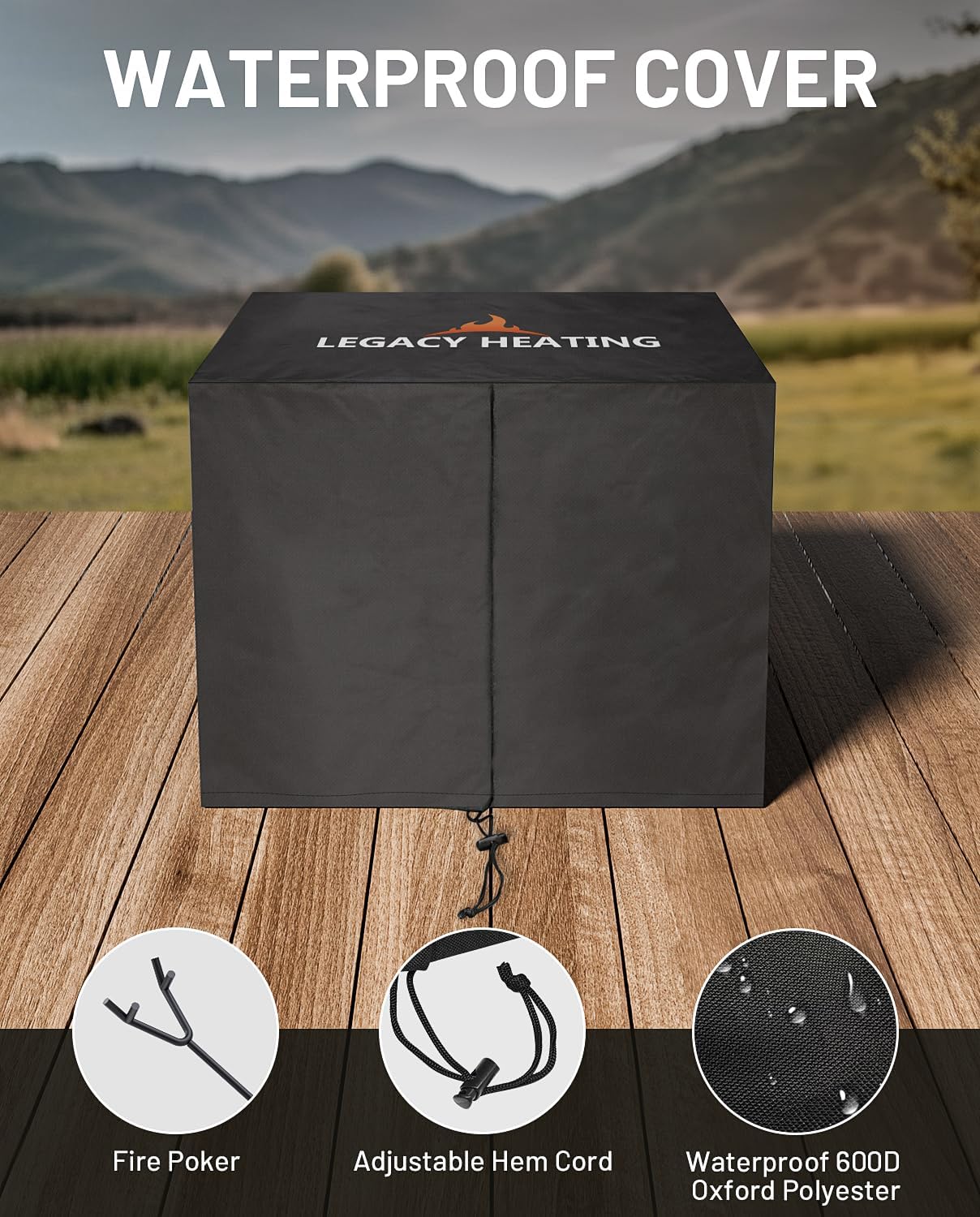 20 Inch Smokeless Fire Pit Stainless Steel Wood Burning Fireplace Portable Outdoor Fire Pit Patio Smokeless Firepit with Pull-Out Ash Tray and Handles, Green