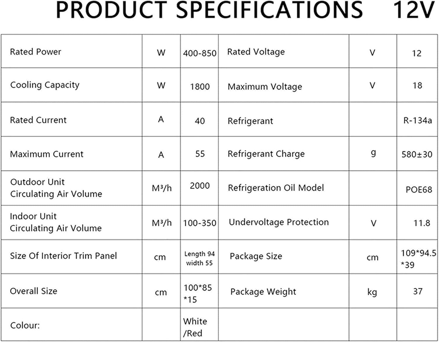 Air conditioner;air 12V/24V,air conditioner;air conditioner;air 12V/24V DC suitable Cooling/heating of roof conditioner 12V