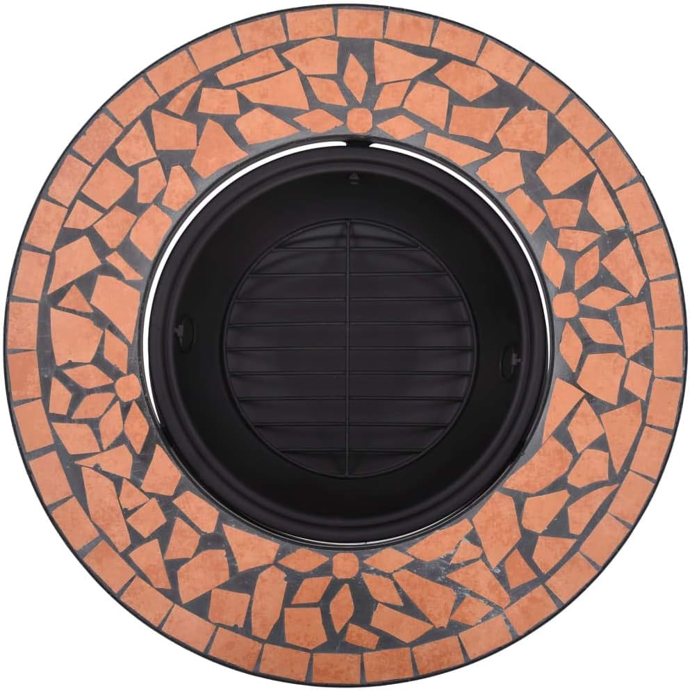 Mosaic Fire Pit Terracotta 26.8