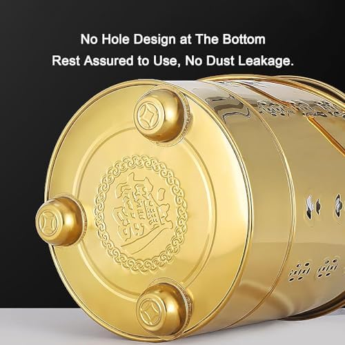 Outdoor Metal Burn Barrel for Leaf, Paper & Wood Trash - Backyard Fire Pit with Lid & Hooks - Large Yard Waste Incinerator for Efficient Burning