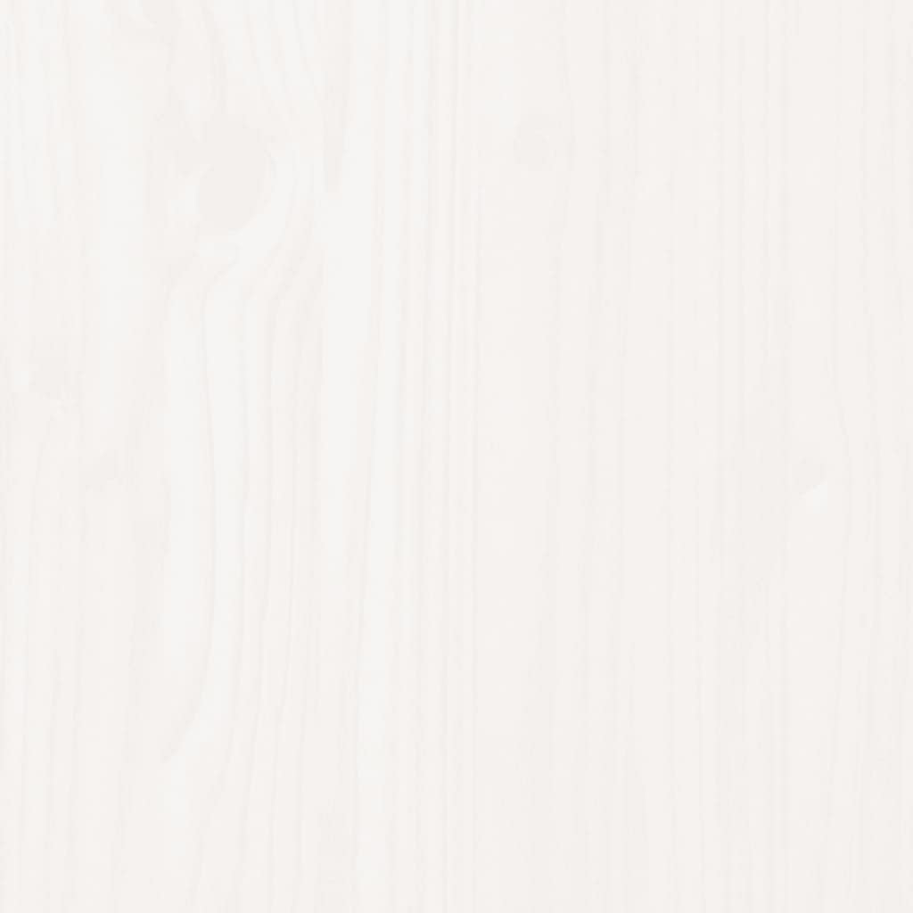 Fire Pits & Outdoor Fireplaces Log Holder with Wheels White 15.7