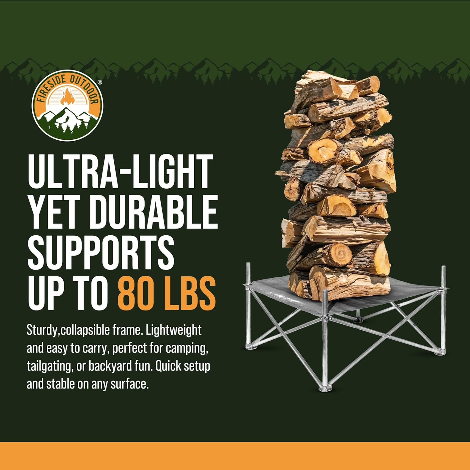 Fireside Outdoor Pop-Up Fire Pit 24