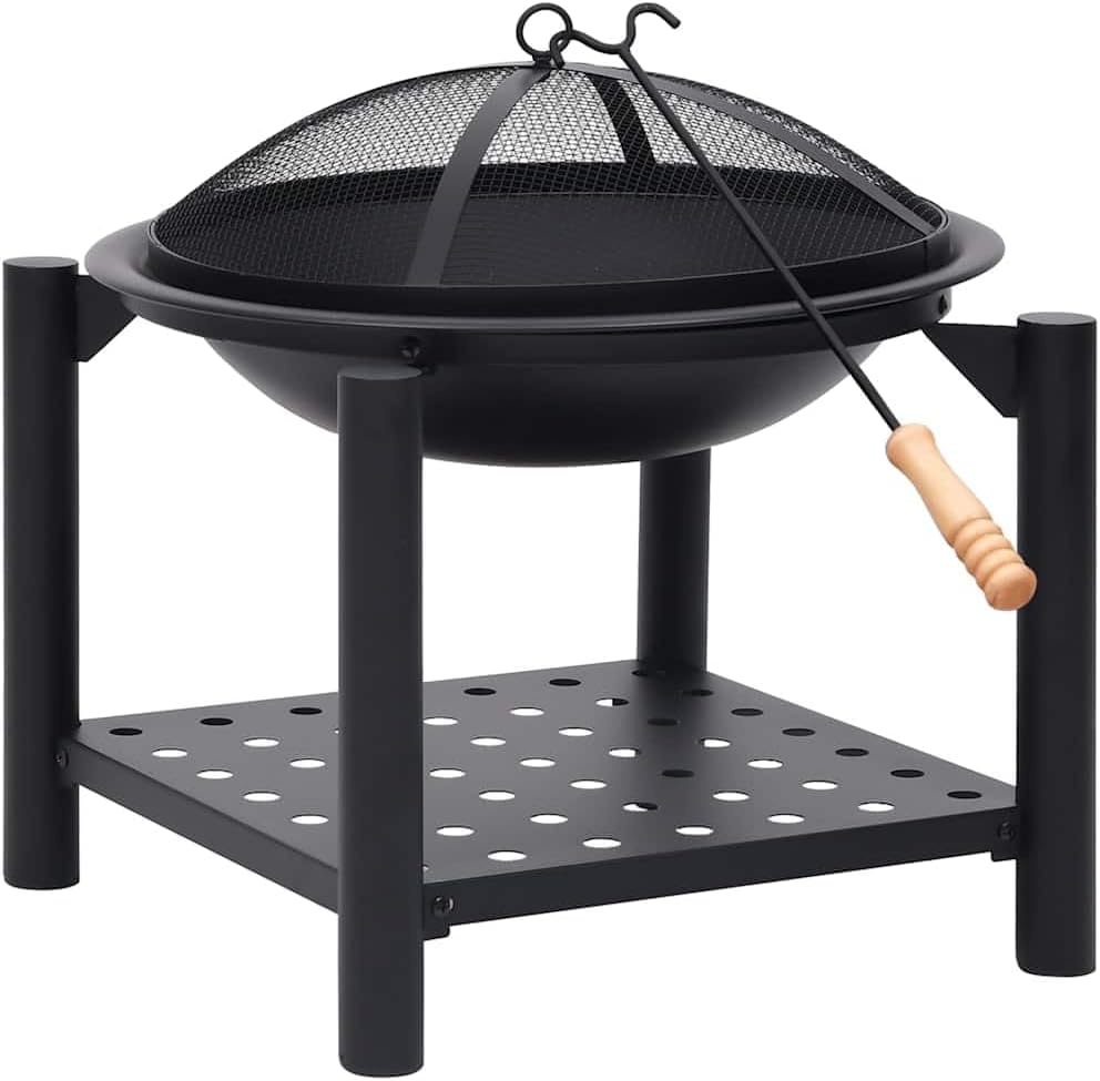 CHARMMA Fire Pit with Poker 21.3