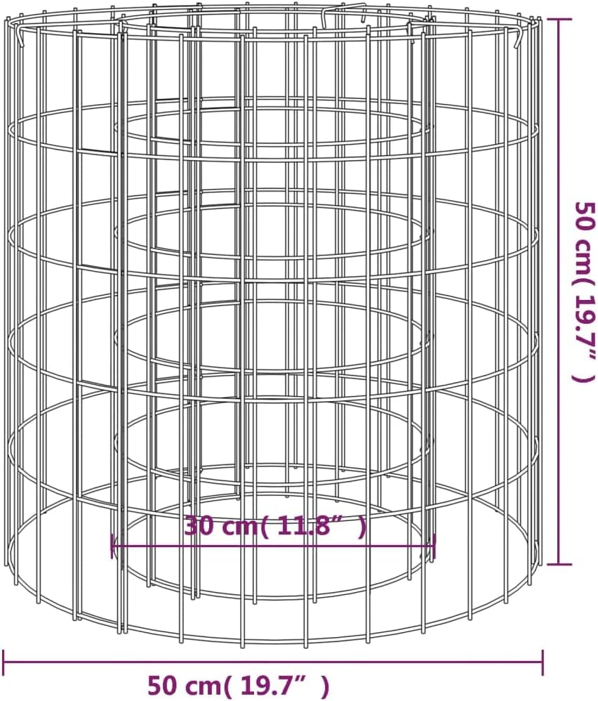 YAFF Gabion Fire Pit 脴 19.7