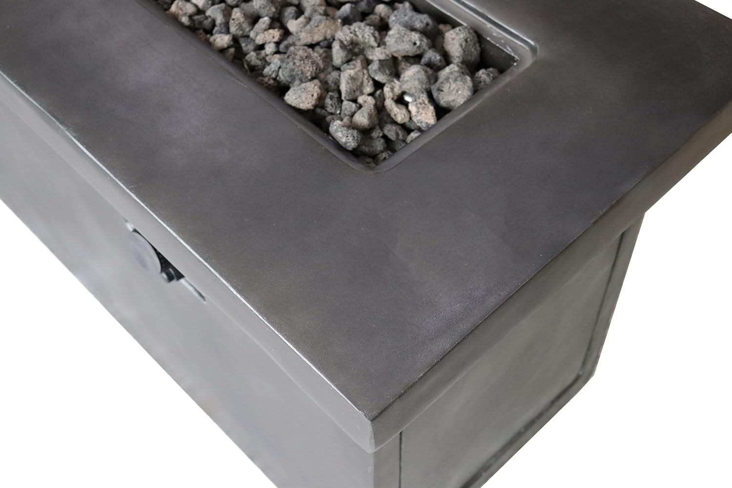 24'' H Concrete Propane,Natural Gas Outdoor Fire Pit Table LG24