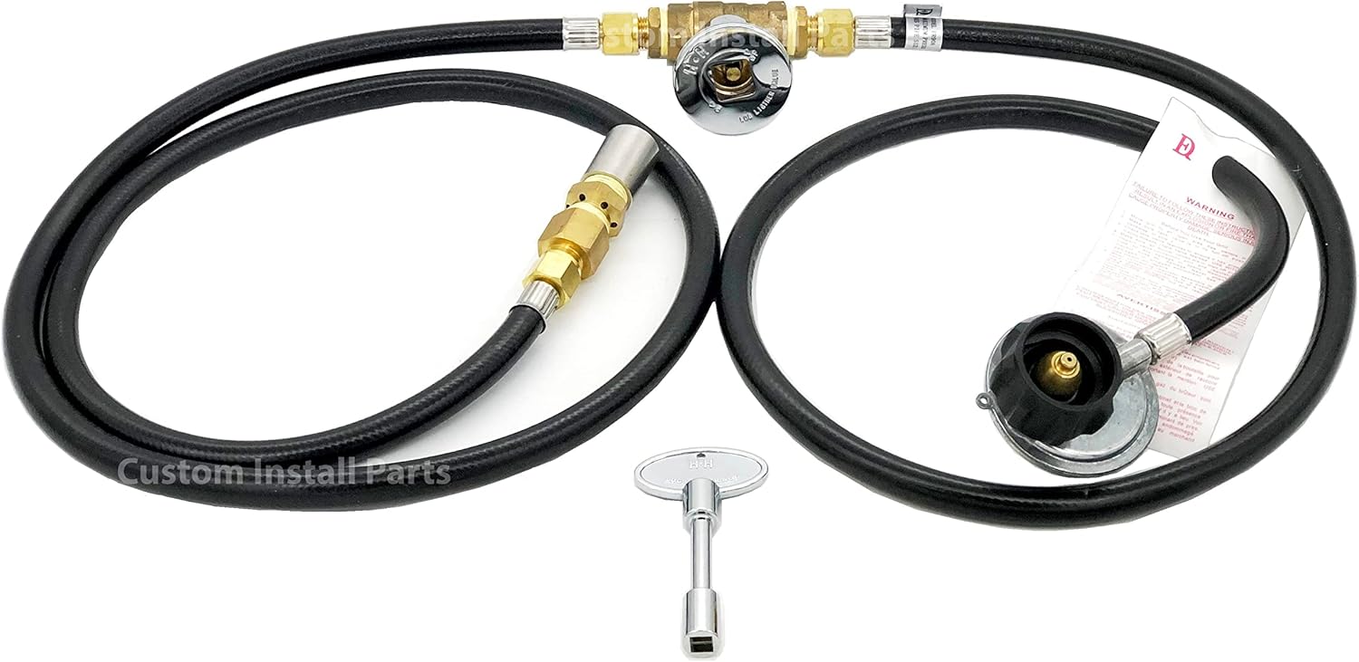 24 Inch Square Hammered Copper Metal Outdoor Propane or Natural Gas Fire Pit with Waterfall Fountain Water Stream Feature