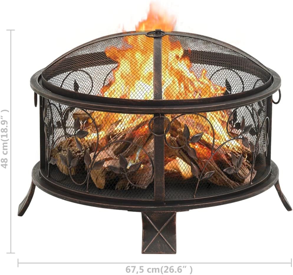 Rustic Fire Pit for Cozy Evenings, 26.6