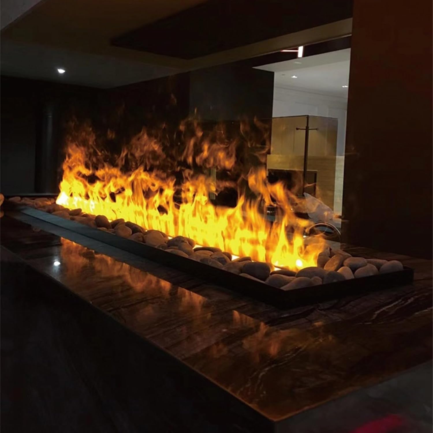 3D Water Vapor Fireplace with Humidifier Flame 31