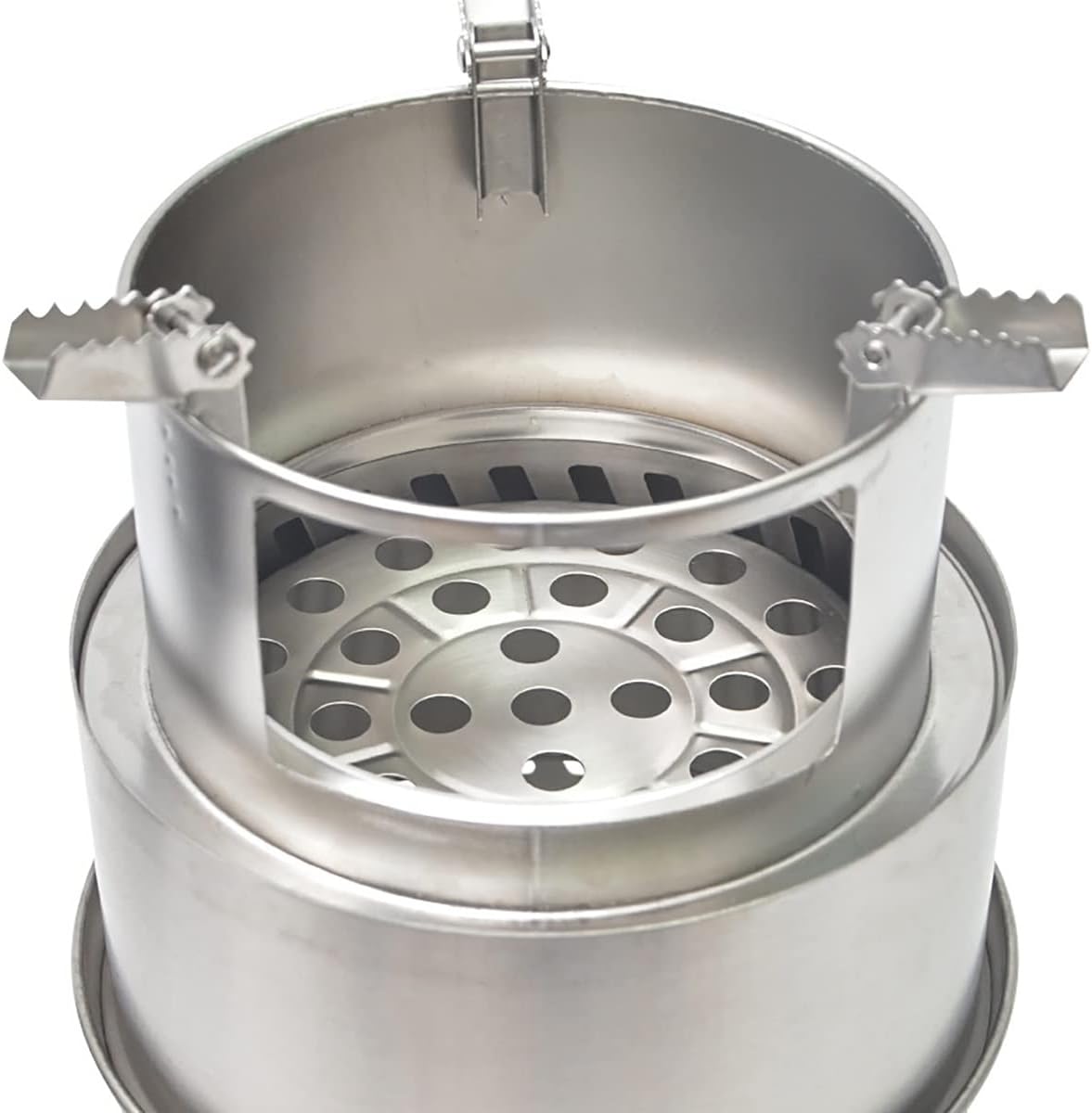 Wood Stove,Stainless Steel Camping Backpacking Stove,Bonfire Fire Pit, Outdoor Wood Burning Firepit, with Portable Carry Bag, for Camping, Cooking, Heating