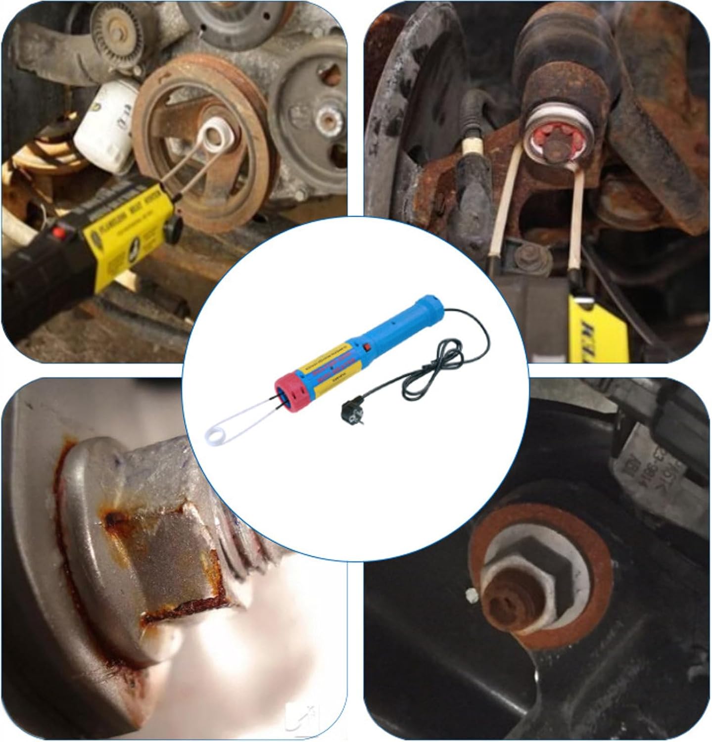 NYANS Magnetic Induction Heater Tool, Bolt Removal Tool, Flameless Heating, High-Speed Cooling Fan, with 8 Coils and Carrying Case, for Screws, Bearings, Iron Metal Parts