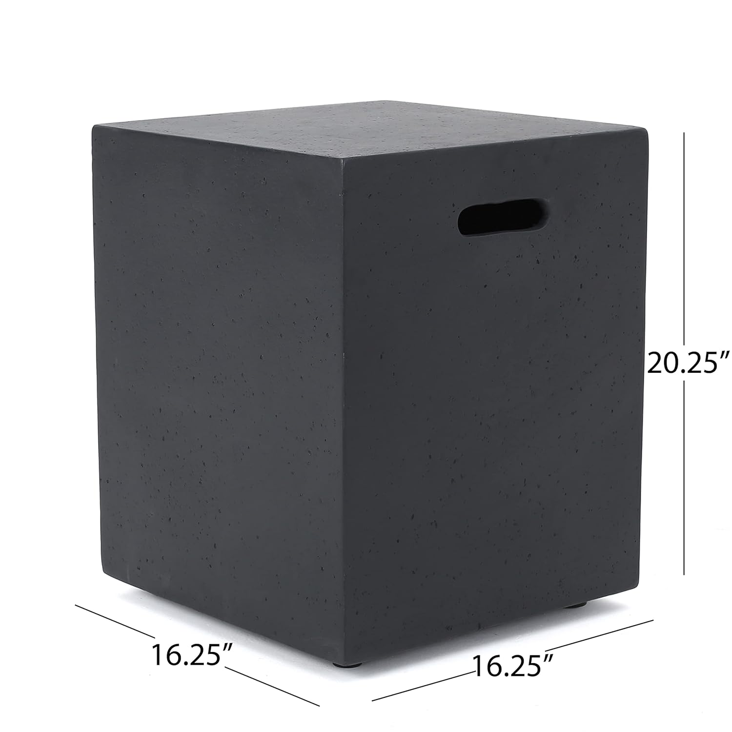 Christopher Knight Home Cape Coral Outdoor Aluminum Chat Set with Fire Table, Khaki / Dark Grey