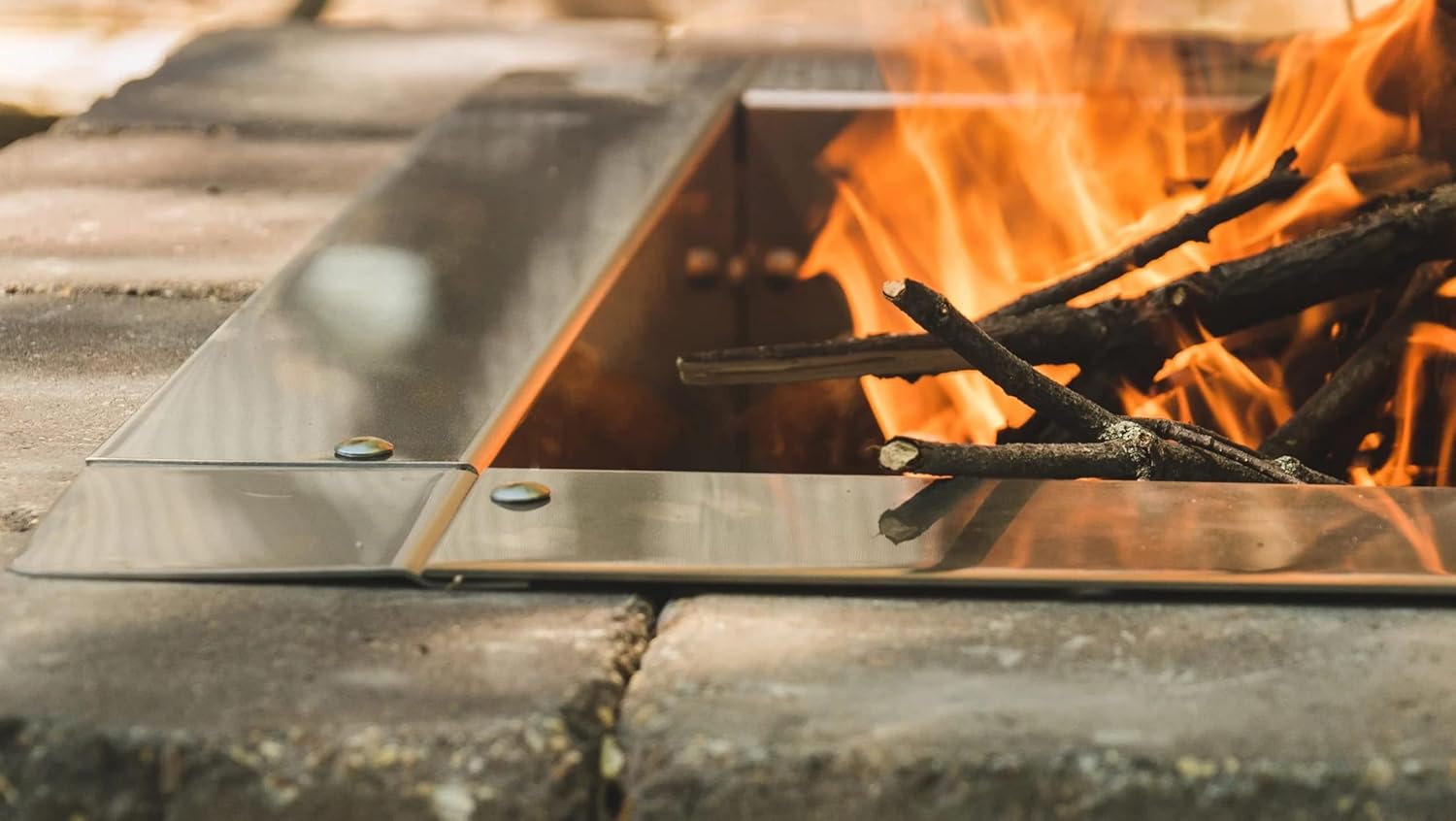 Firebuggz Heavy Duty Stainless Steel Fire Pit Ring Insert for Outdoors - 36