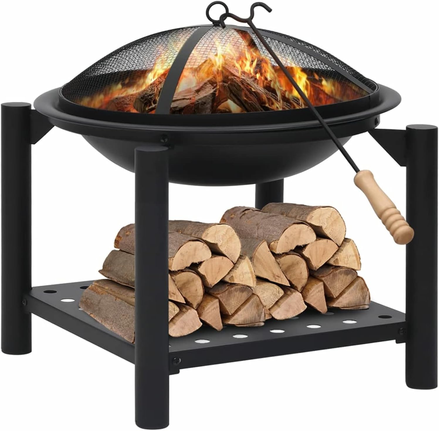 Fire Pits & Outdoor Fireplaces Fire Pit with Poker 21.3