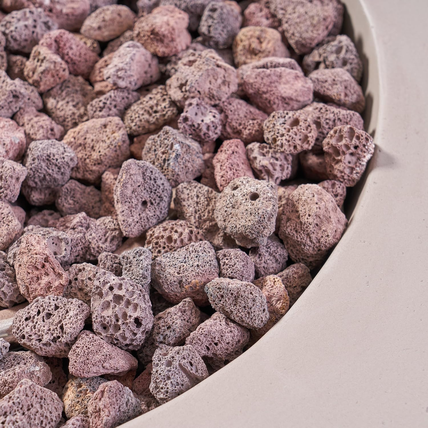 GDFStudio Outdoor 4 Piece Swivel Club Chair Set with Round Fire Pit, Dark Brown and Light Gray