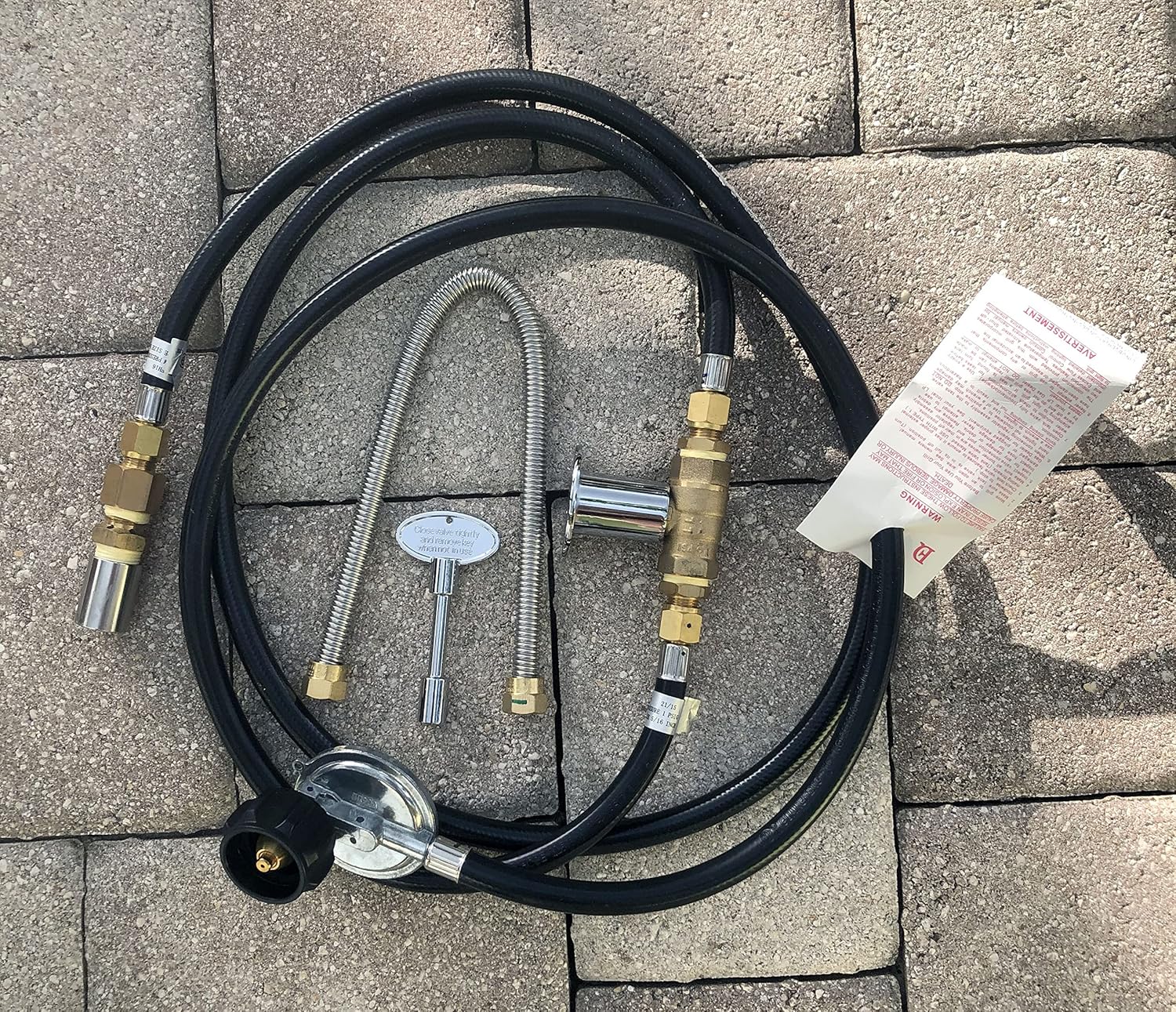 30 Inch Hammered Copper Water Bowl Fountain Square Propane or Natural Gas Fire Pit with 18 inch Diameter Burner Ring 147,000 BTU