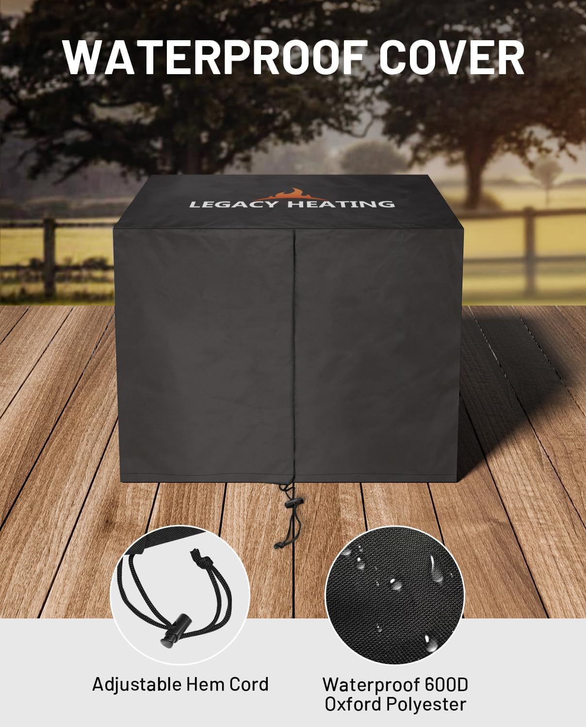 Smokeless Fire Pit, Portable Outdoor Firepits 35 inch, Carry Handle for Backyard Patio Camping Bonfire, Stainless Steel,Cyberpit One, Ideal for 6+ People, Sliver