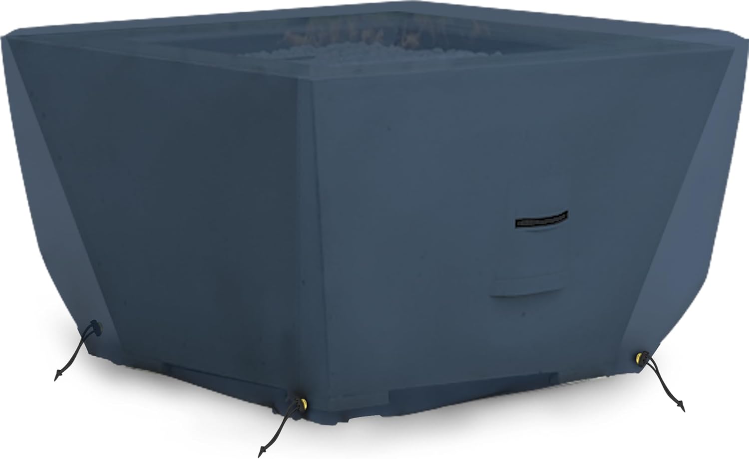 Covers & all Outdoor Square Fire Pit Cover, 12 Oz Waterproof, UV & Weather Resistant for Patio Lawn Garden Backyard Outside, with Air Vents & Drawstrings (52