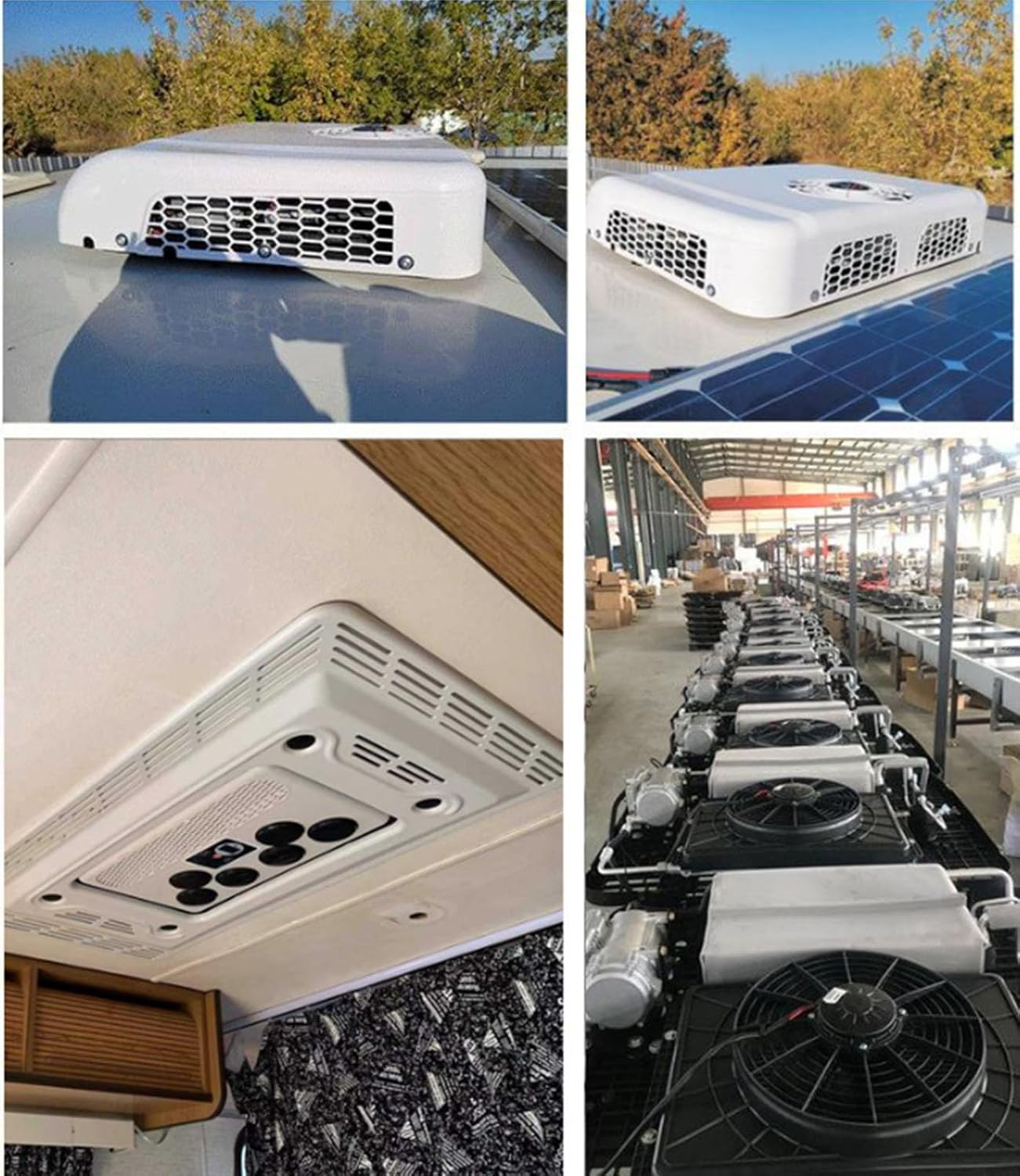 Rv Air Conditioner Rv Truck Air Conditioner, Truck Heating and Cooling Car Air Conditioner, Overhead Unit, 12V24V, Car Air Conditioner