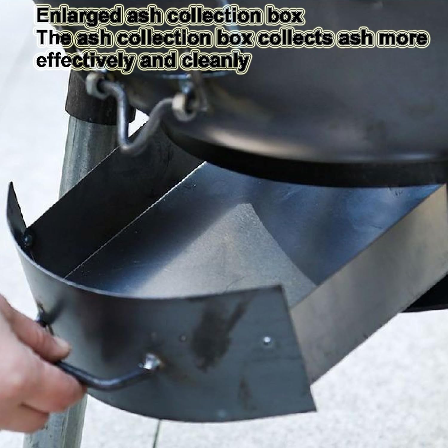 Portable Fire Pits Large Carbon Steel Wood Burning Stove Wood Portable Firepit for Camping Gear Survival Gear Backyard Cooking Camping Grill(68x58cm/26.8x22.8in)