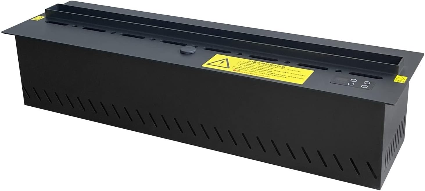 3D Water Vapor Fireplace with Humidifier Flame Wall Mounted Electric Fireplace Lifelike Flame Effect Fireplace with Remote Metal Panel Low Noise Power-Off Protection(100cm)