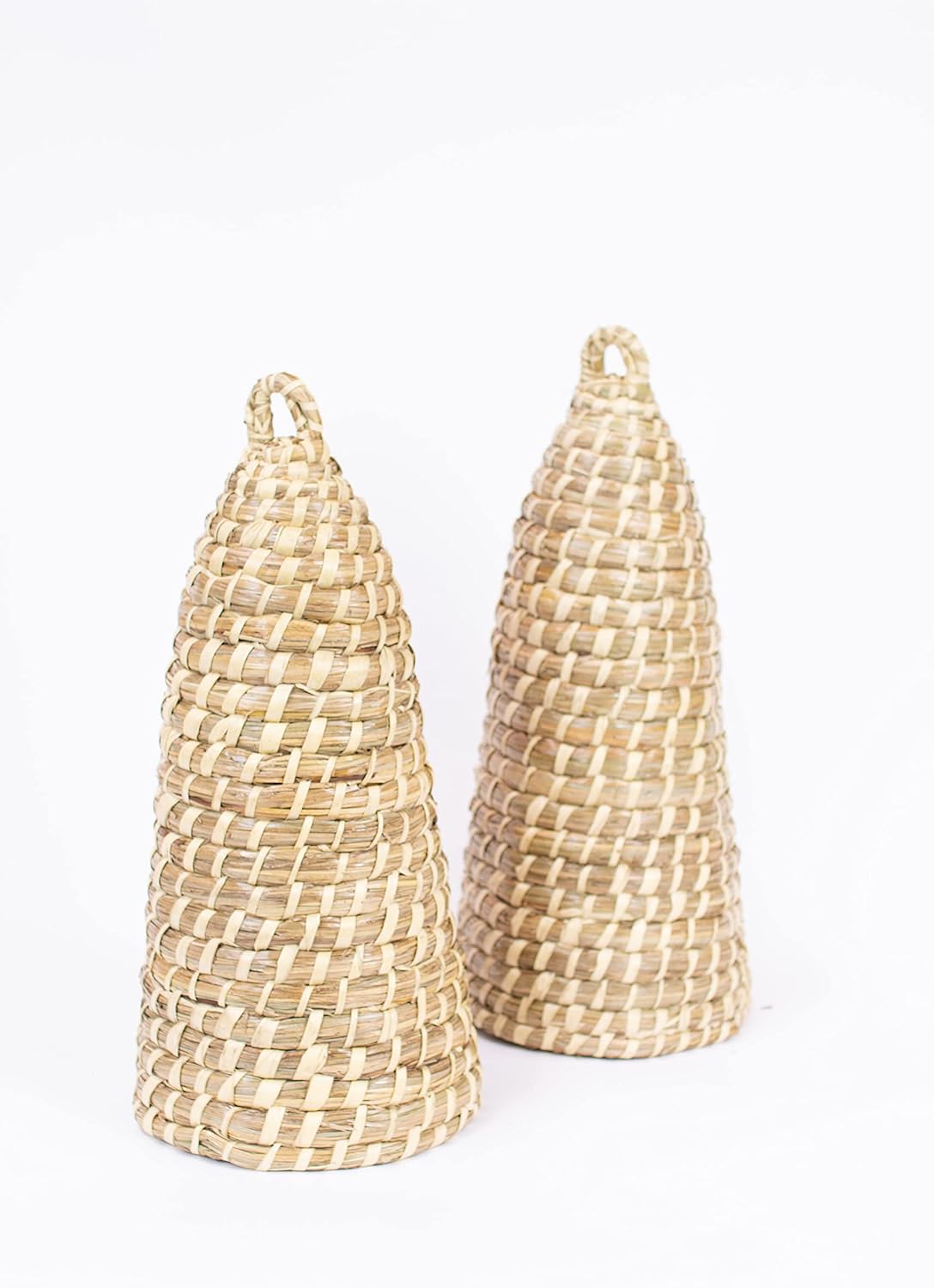 Kalalou A0290 Transitional Extra Tall Bee Skep in Bronze/Dark Finish,
