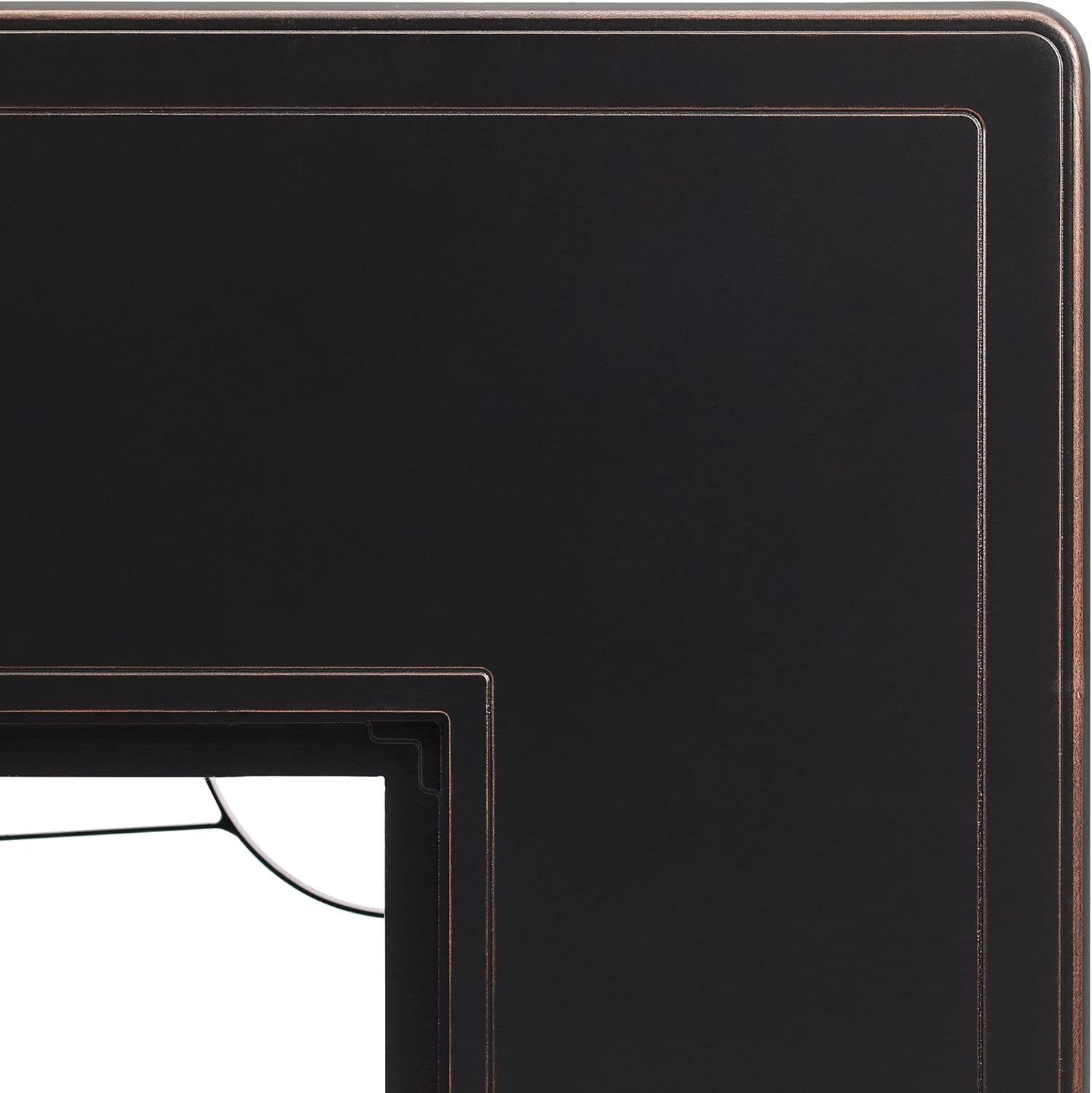 Fire Sense 63700 Preston Basketweave Aluminum Convertible Gas Fire Pit Table 45,000 BTU Multifunctional Outdoor Firepit with Fire Bowl Lid Nylon Cover Clear Fire Glass Bronze Finish - Rectangular 44