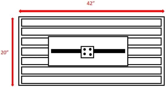 25'' H x 42'' W Steel Propane Outdoor Fire Pit Table with Lid – Heat-Resistant, Push-Button Ignition, Convertible to Natural Gas