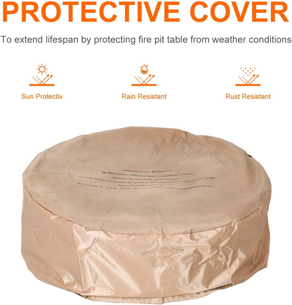 Outdoor Propane Fire Pit, 28