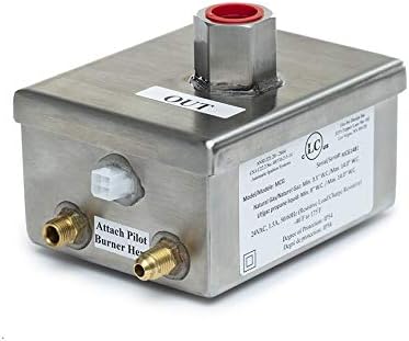 COOKE Fire by Design AWEIS Commercial Grade Mini – Natural Gas, 12VAC All-Weather Electronic Ignition System, 125K BTU, Stainless Steel, Outdoor Fire Pits