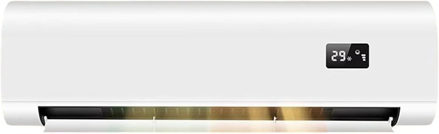 Household Air Heater, Wall-Mounted Bathroom Waterproof Electric Heater Heating and Cooling Dual-Use Energy-Saving Heater for Indoor Outdoor Office Patio Conservatory,White