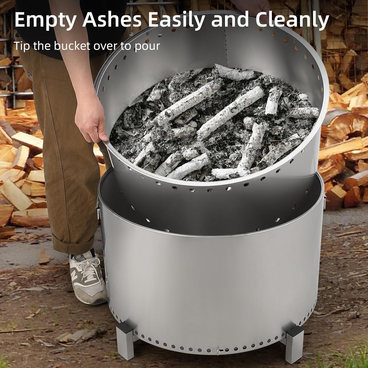 Low Smoke Outdoor Fire Pit, 27