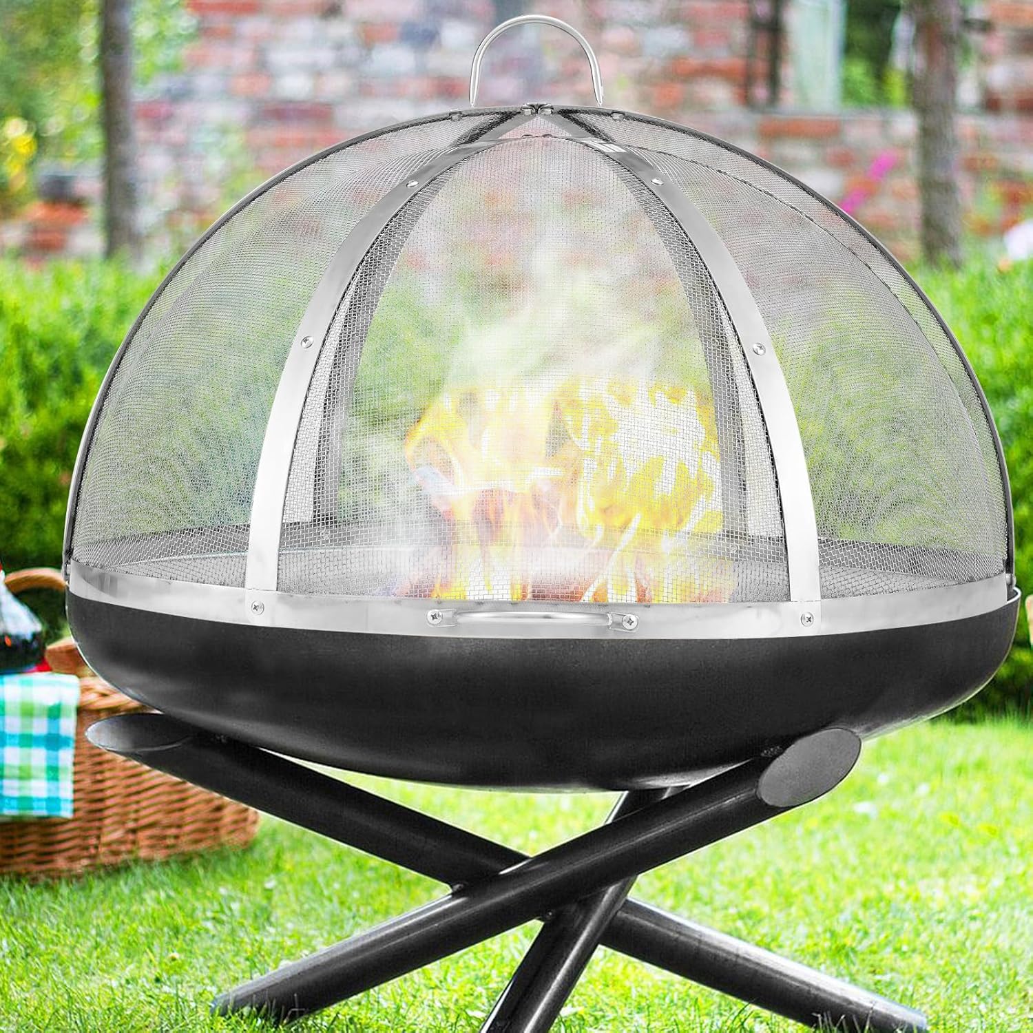 VEVOR Firepit Spark Screen Lid, 36
