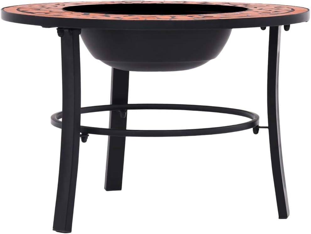 Mosaic Fire Pit Terracotta 26.8 Ceramic