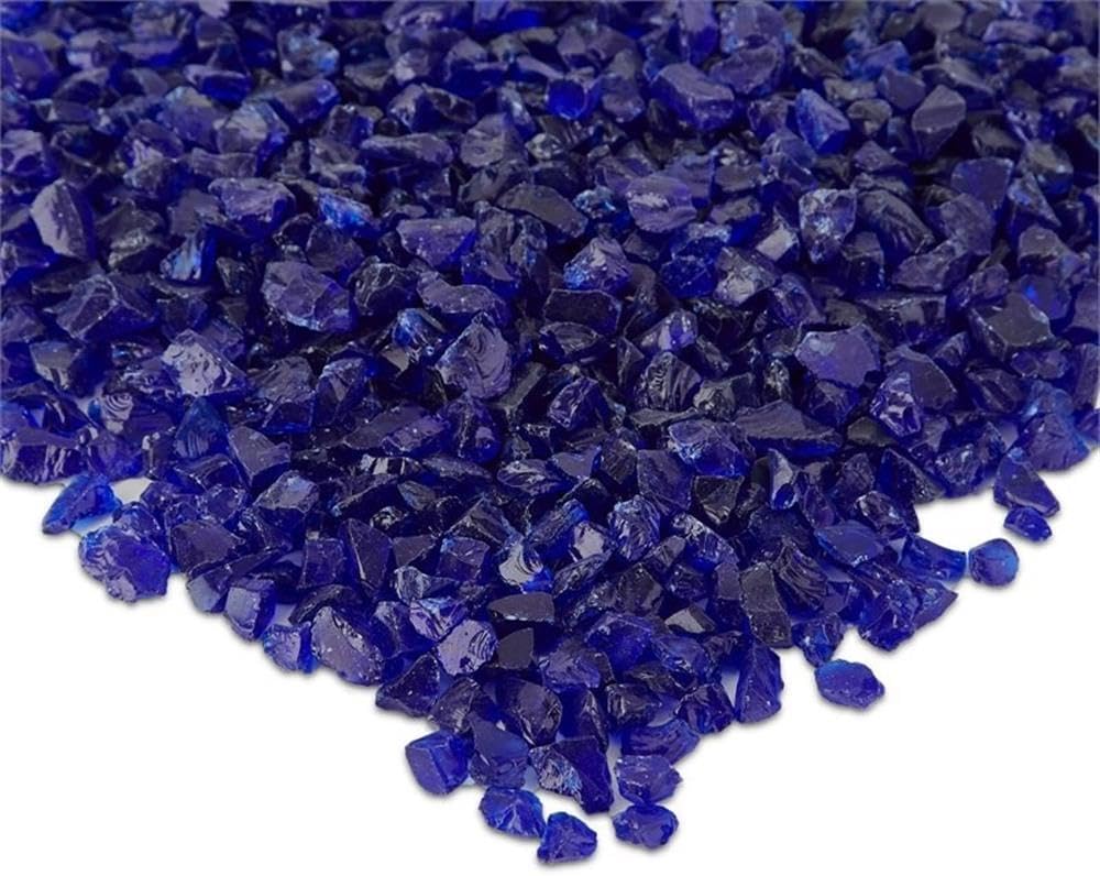 Home Square 2-Piece Set with Propane Fire Bowl for Outdoors and Fire Glass