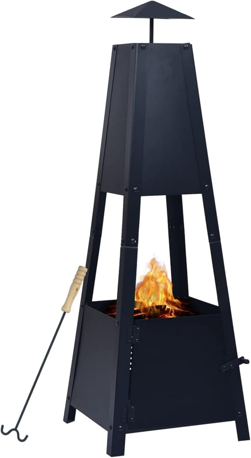 Fire Pits & Outdoor Fireplaces Fire Pit Black 13.8