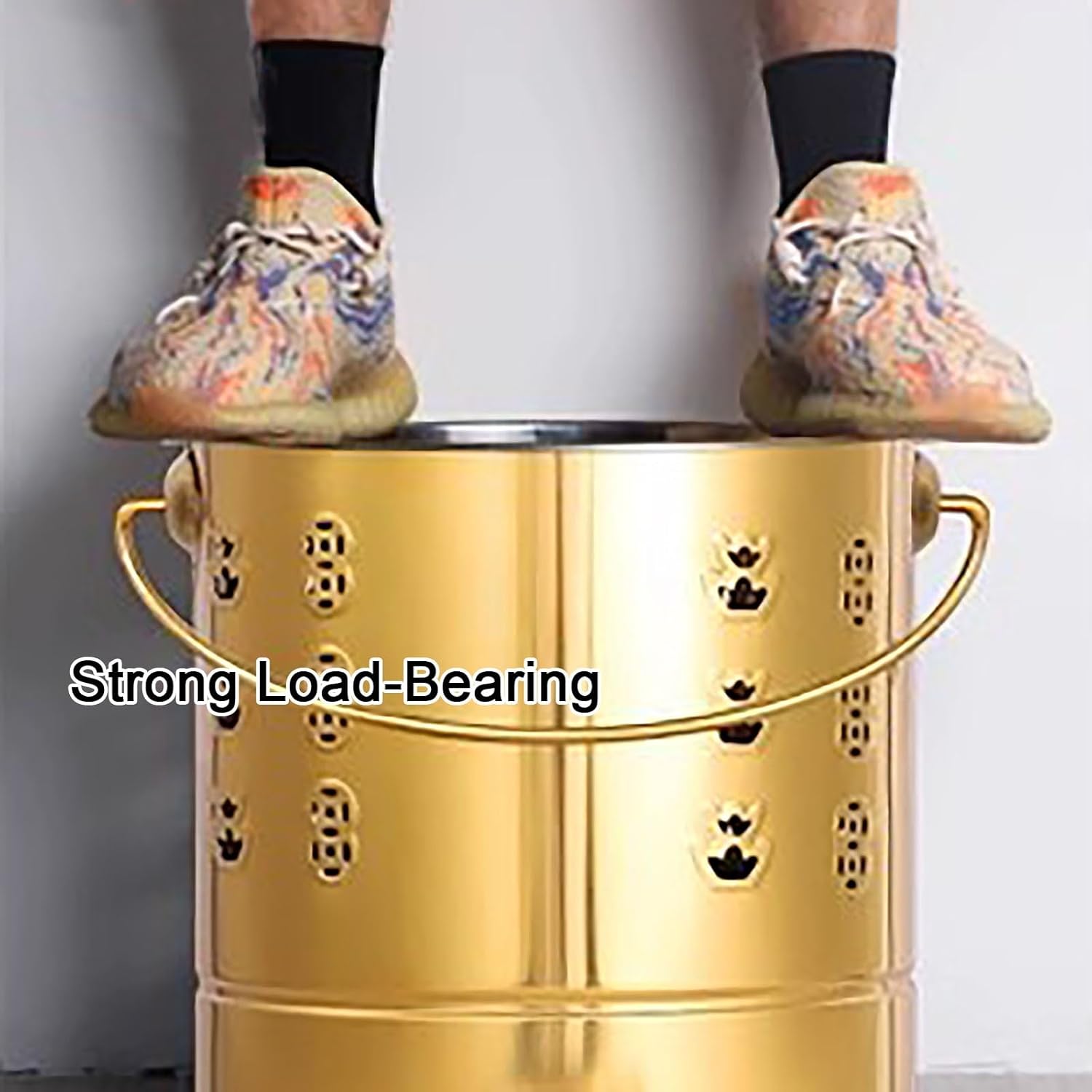 Burn Barrel, Fire Pit, Burn Cage, Backyard Fire Pit, Incinerator, Burn Barrel for Yard Waste, for Wood Rubbish Leaves Burning (Size : Medium) (One Color Small)