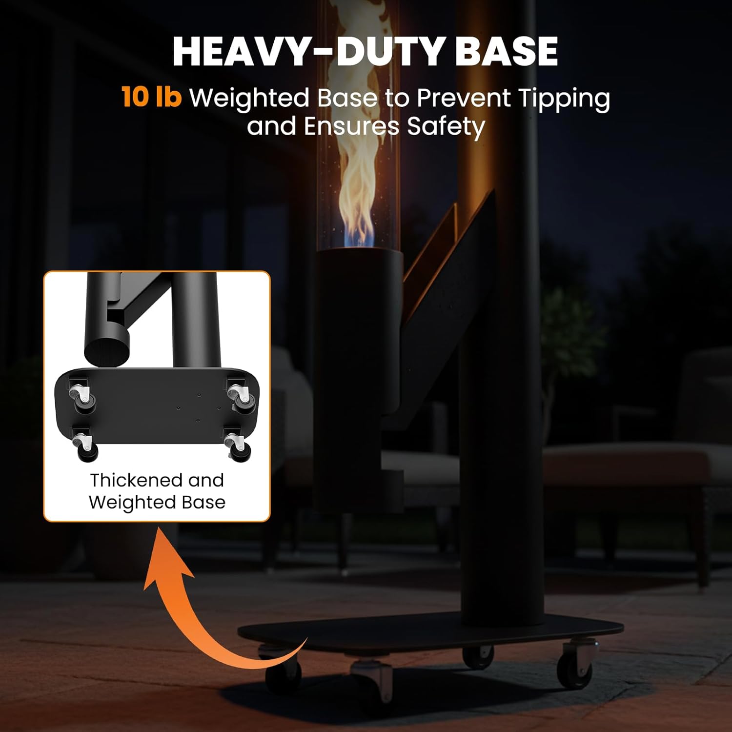 DoCred Patio Pellet Heater, 71