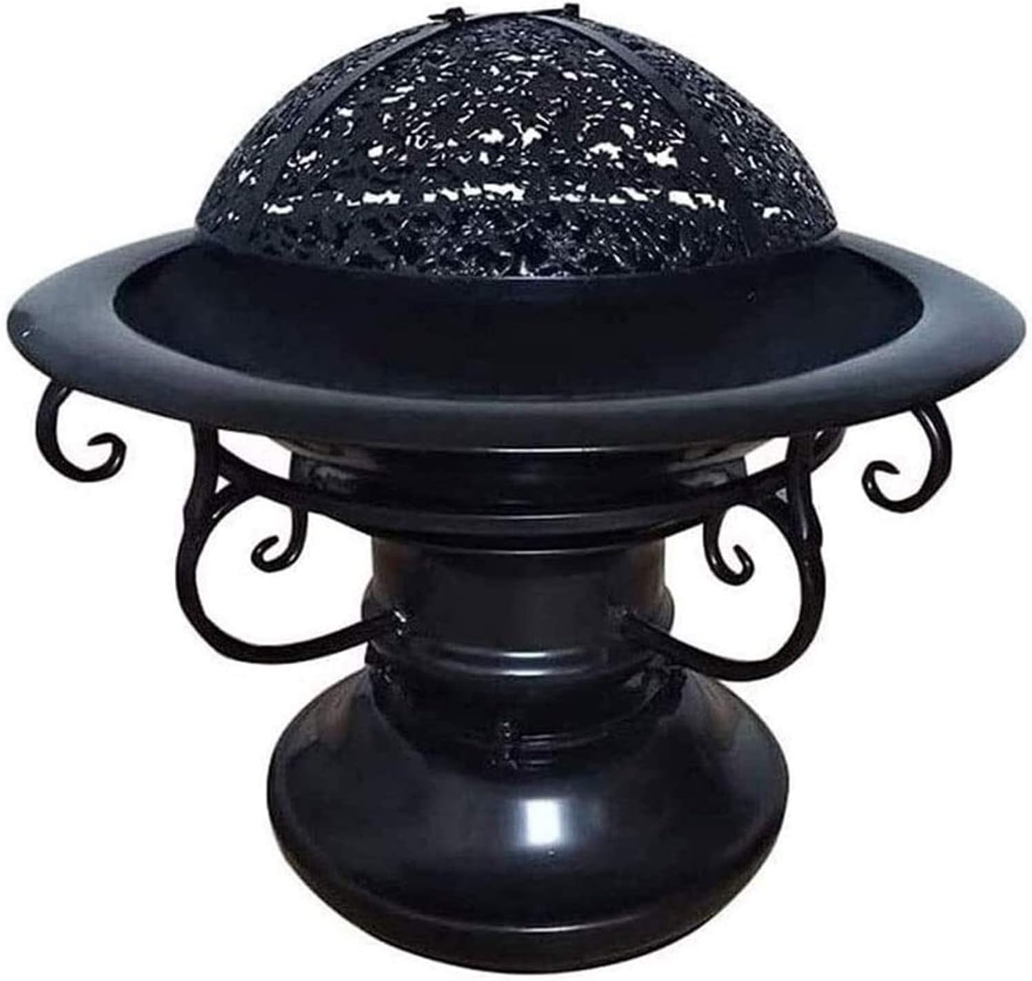 Fire Pits Outdoor Wood Burning Outdoor Fire Pits Metal Garden Fire Pit Basket Heater Log Wood Charcoal Burner Brazier Grill Stove