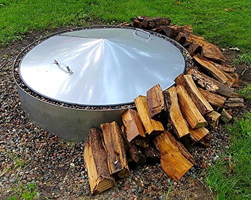 Fire Pit Cover Conical Shape 39