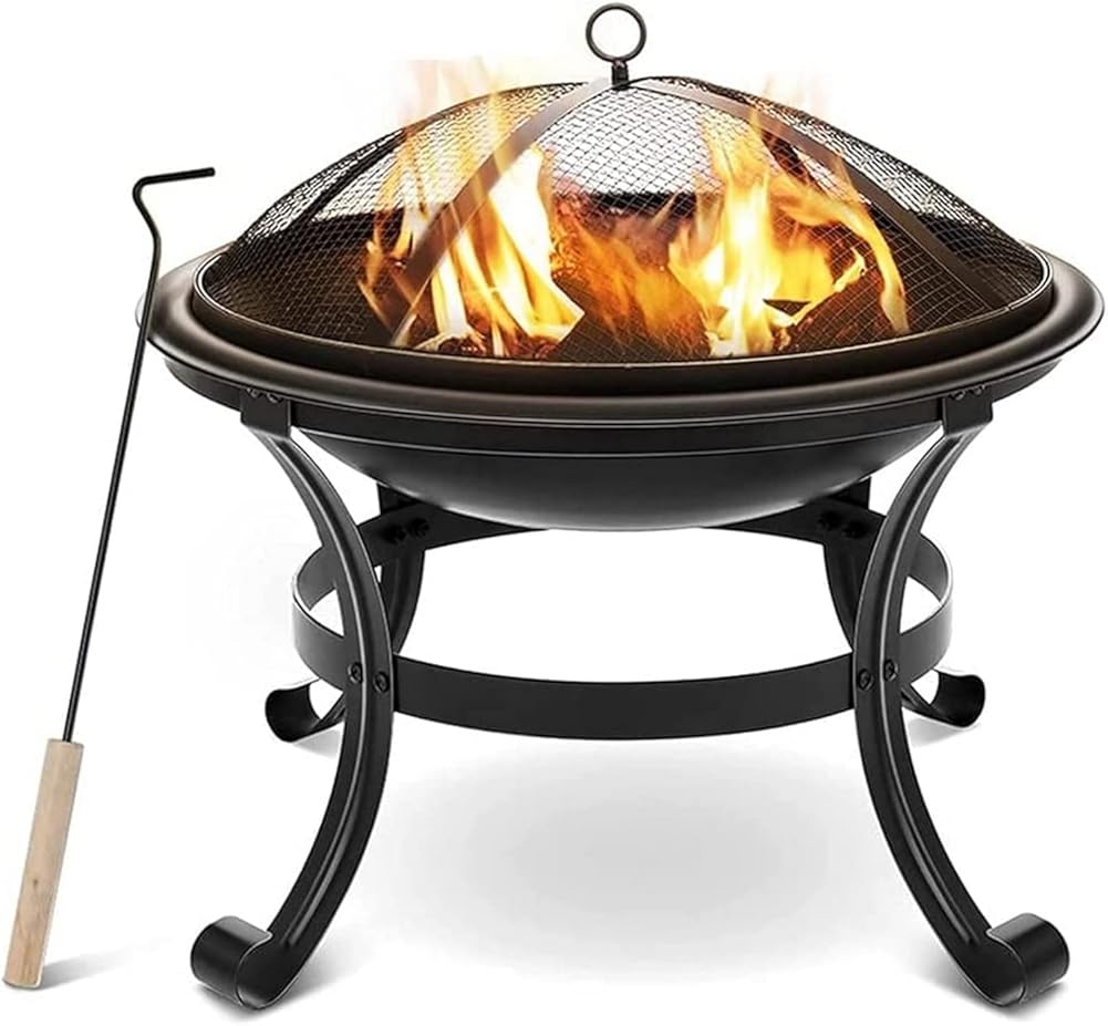 Garden Fire Brazier Steel Fire Pit Wood Burning Fire Pit