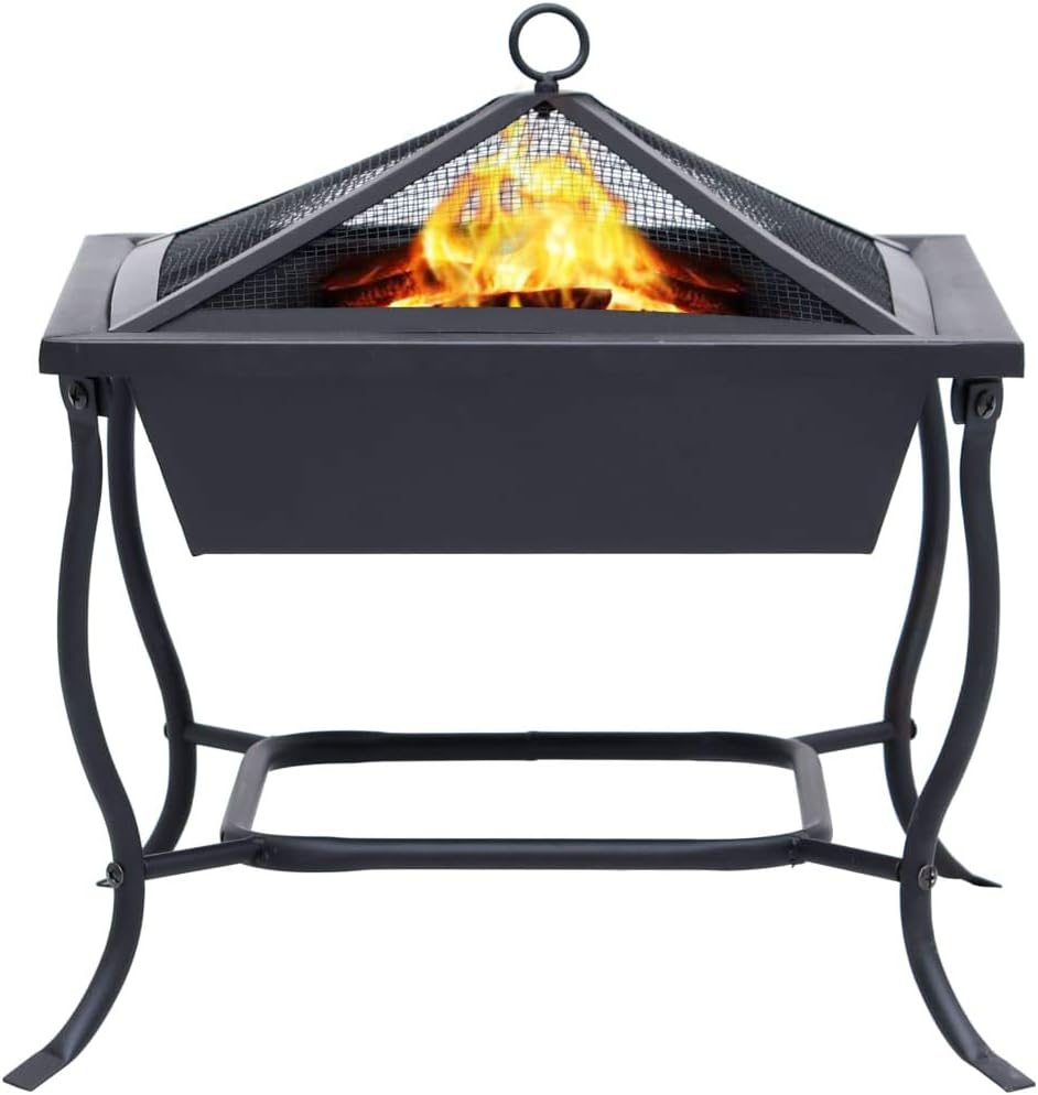 YAFF Fire Pit Black 17.7