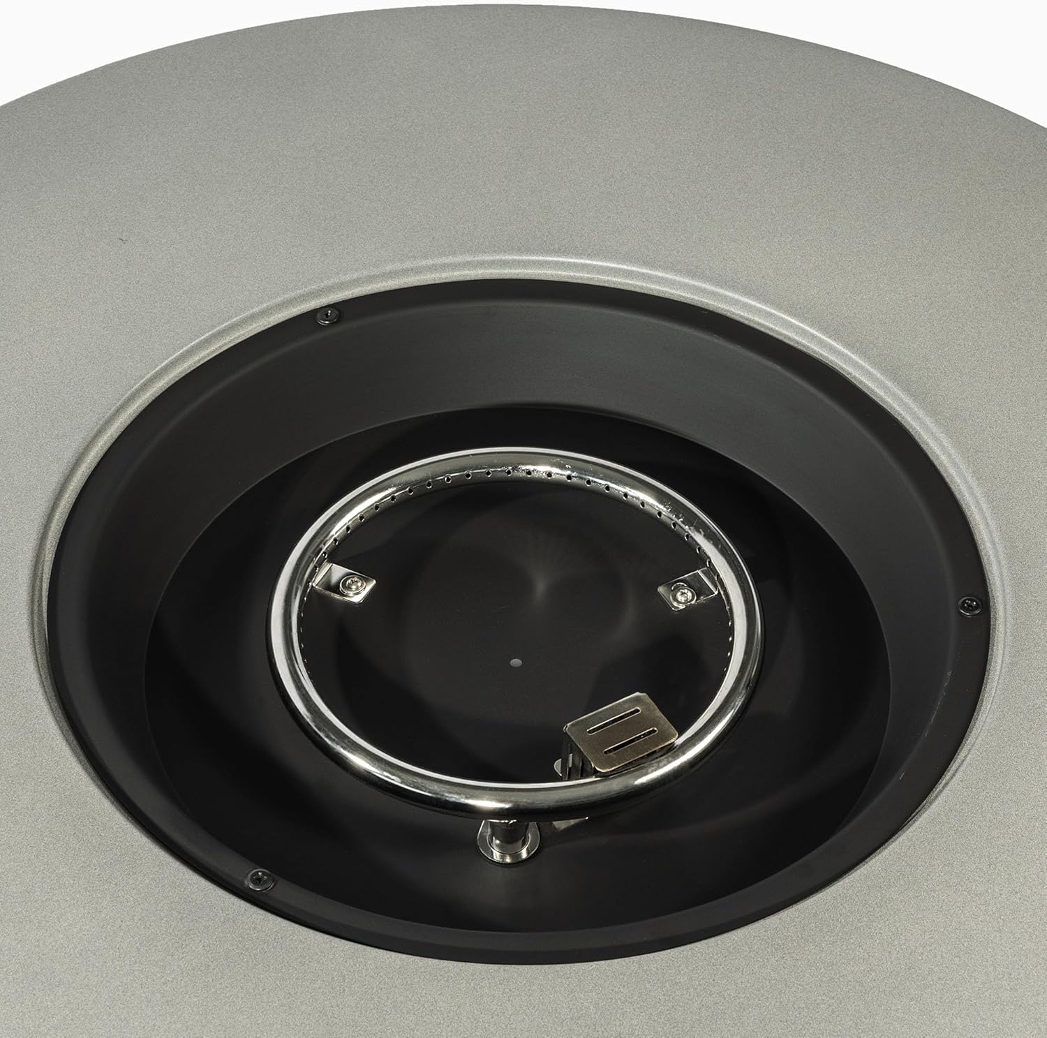 Steel Propane Fire Bowl Outdoor Round Propane Fire Pit with Tank Holder