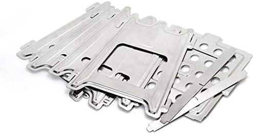 Outdoor Fire Pit, Foldable Portable Wood Stove, Fire Pits for Garden Stainless Steel Made Outdoor Fire Pits Are Suitable for Outdoor Garden Travel. Ventilated on all sides