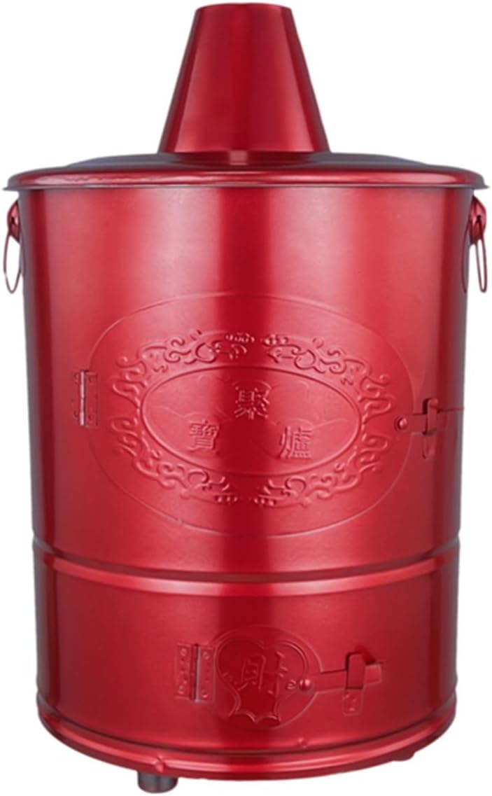 Burn Barrel, Fire Pit, Burn Cage,Trash Burning Containers Stainless Steel Garden Incinerator Outdoor Bin Burn Barrel For Paper Leaf Trash Wood Backyard Bonfire Burn Cage For Courtyard Indoor Outdoor(R