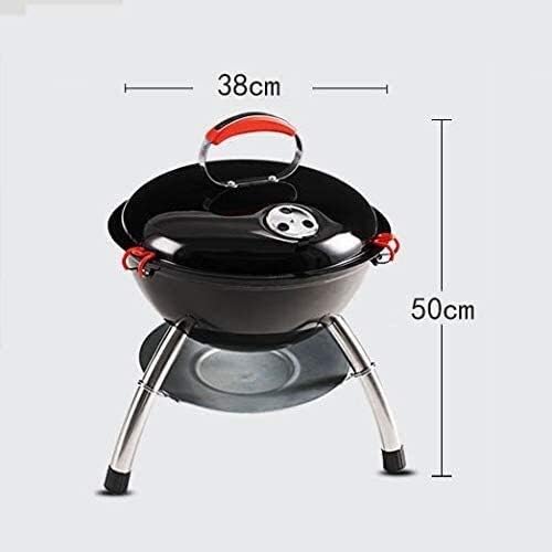 Fire Pits Outdoor Wood Burning Fire Pits 14in Steel Outdoor Grill Fire Pit Bowl w/Screen Cover, Log Grate, Poker